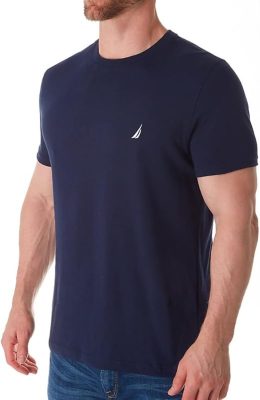 Nautica Short Sleeve Solid Crew Neck T-shirt Shirt