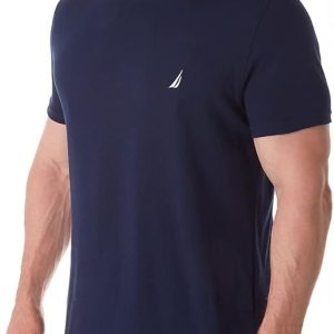 Nautica Short Sleeve Solid Crew Neck T-shirt Shirt